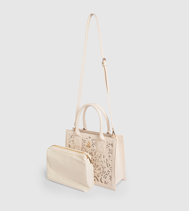 Logo Detail Satchel Bag