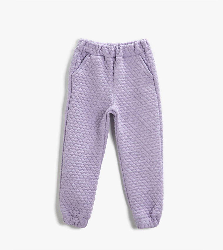 QUILTED SWEATPANTS