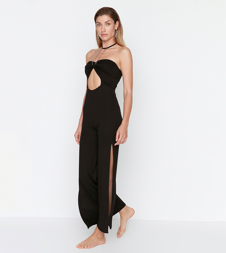 Sutton Jumpsuit w/ Slit Leg