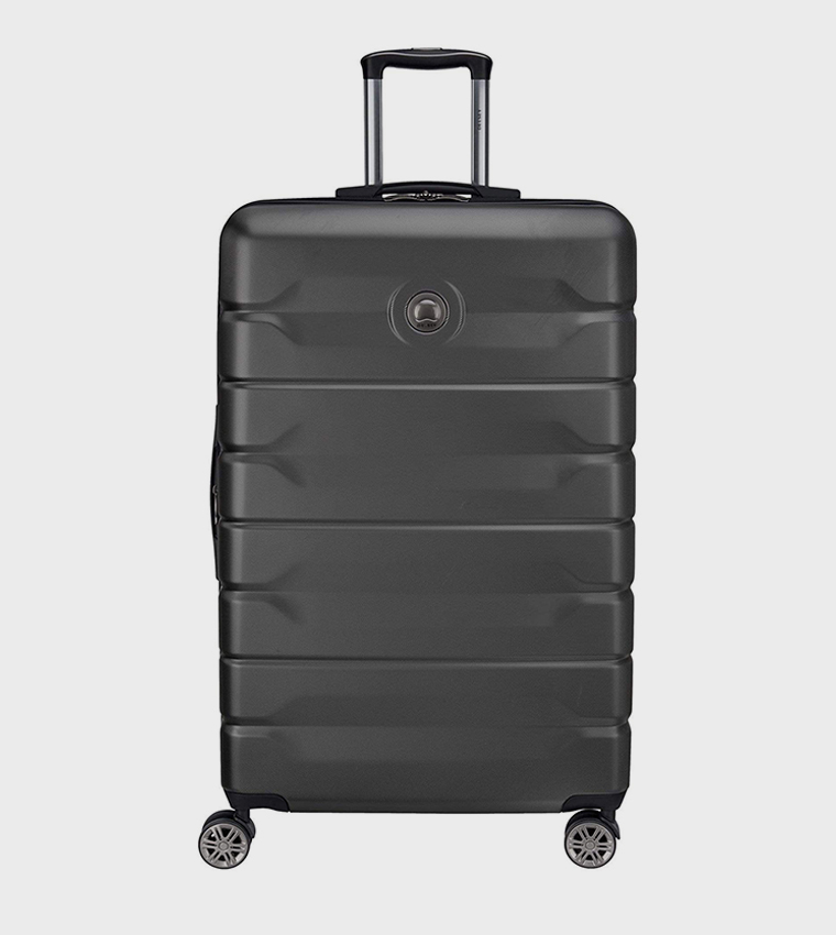 AIR ARMOUR Hardcase Expandable 4 Double Wheel Check-In Luggage Trolley Bag, 80cm