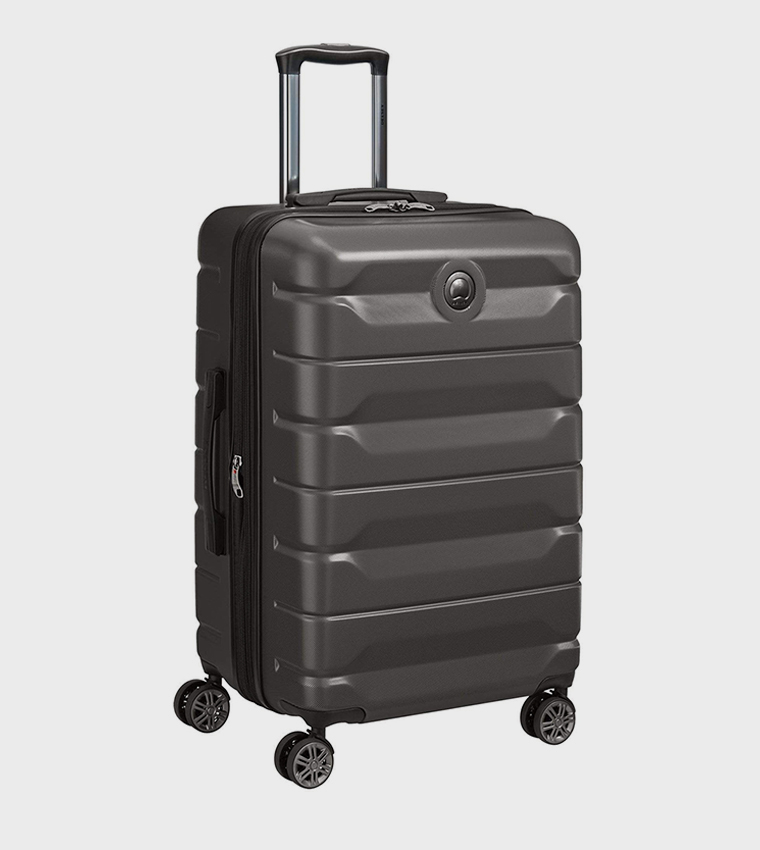 AIR ARMOUR Hardcase Expandable 4 Double Wheel Check-In Luggage Trolley Bag, 68cm