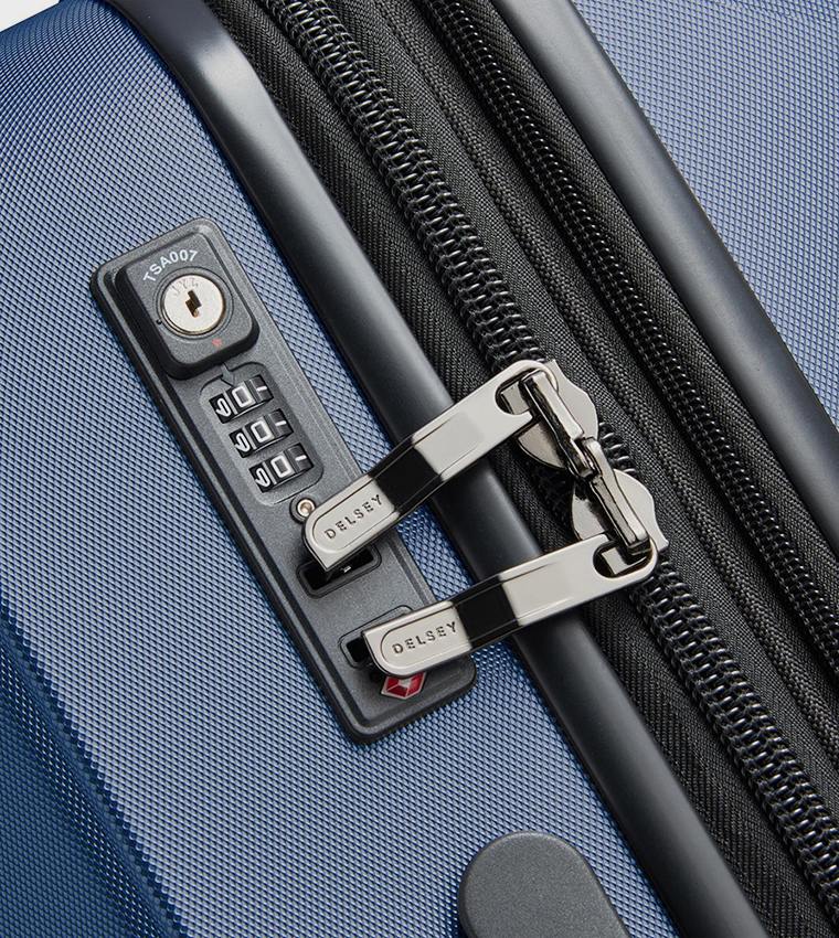 DEPART HARD Hardcase Expandable 4 Double Wheel Check-In Luggage Trolley Bag, 71cm