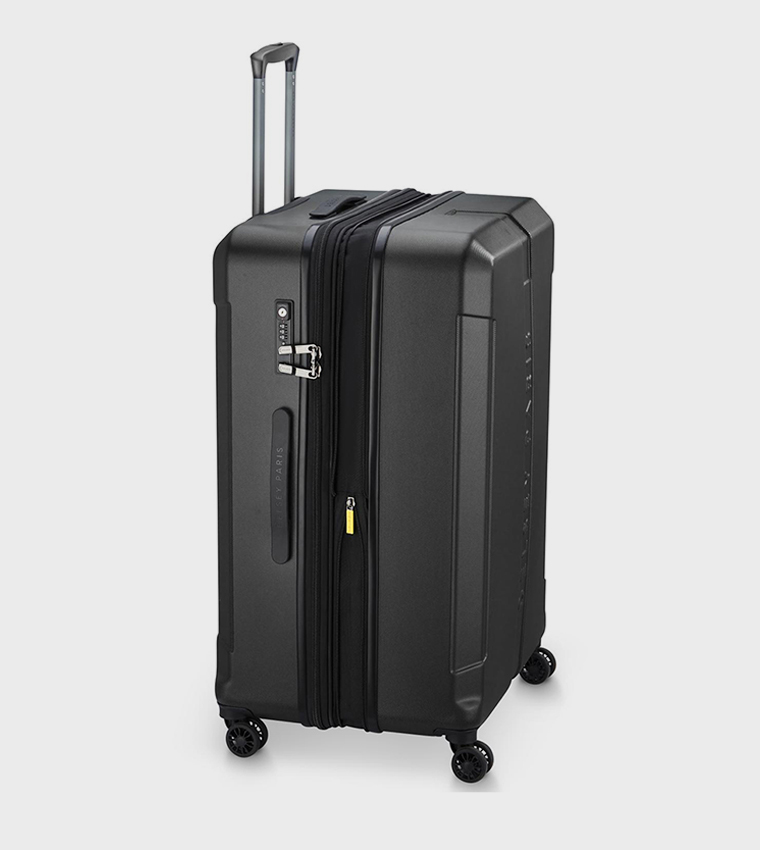 DEPART HARD Hardcase Expandable 4 Double Wheel Check-In Luggage Trolley Bag, 81cm