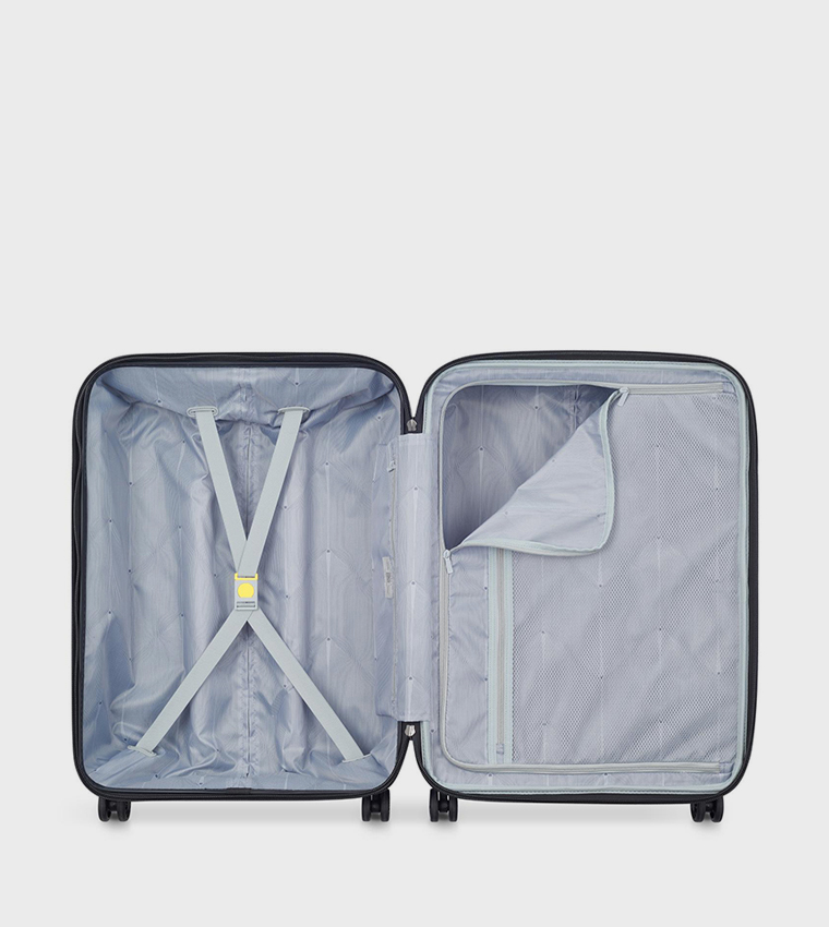 DEPART HARD Hardcase Expandable 4 Double Wheel Check-In Luggage Trolley Bag, 71cm