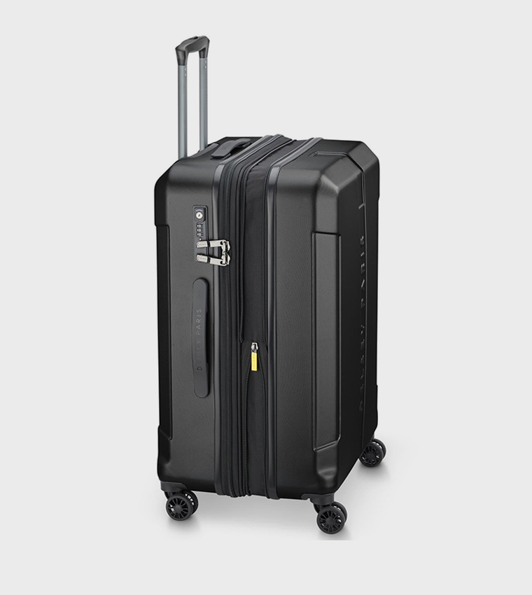 DEPART HARD Hardcase Expandable 4 Double Wheel Check-In Luggage Trolley Bag, 71cm