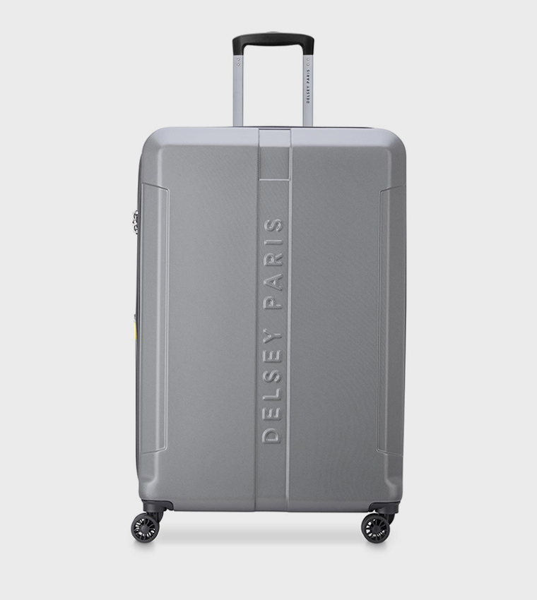 DEPART HARD Hardcase Expandable 4 Double Wheel Check-In Luggage Trolley Bag, 81cm