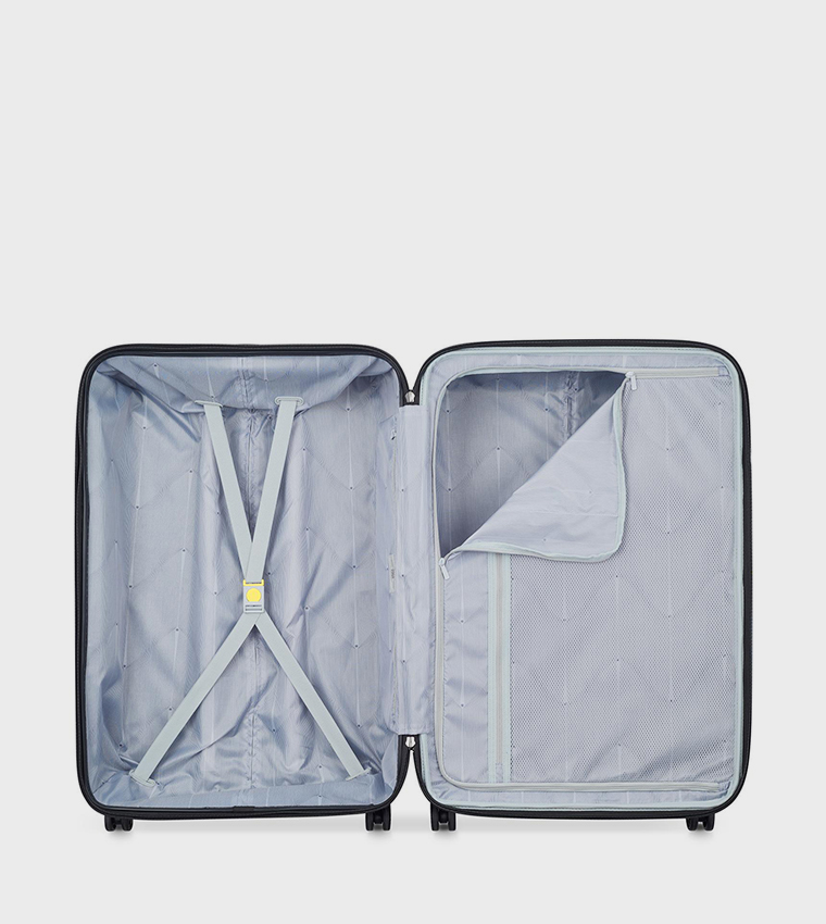 DEPART HARD Hardcase Expandable 4 Double Wheel Check-In Luggage Trolley Bag, 81cm