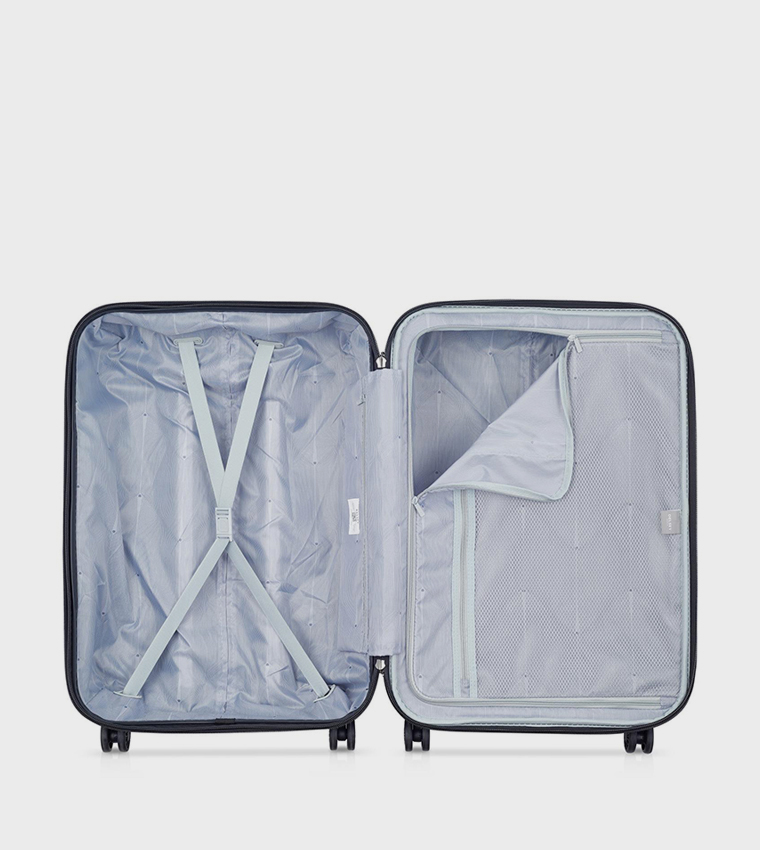 DEPART HARD Hardcase Expandable 4 Double Wheel Check-In Luggage Trolley Bag, 71cm