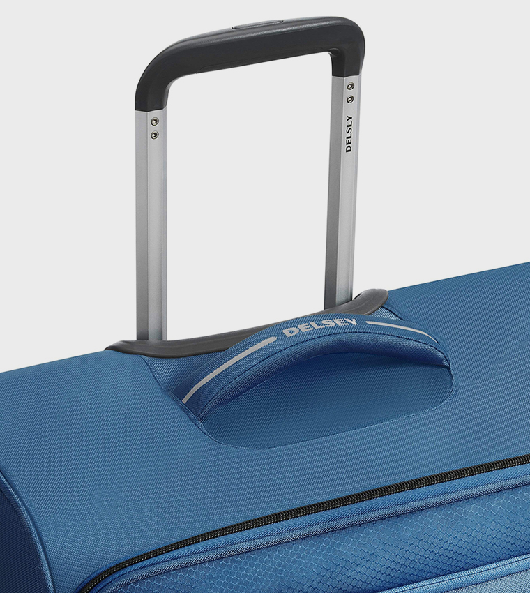 حقيبة سفر قماشية كاراكاس بأربع عجلات مزدوجة قابلة للتوسعة، مخصصة لكابينة الطائرة، مقاس 55 سم