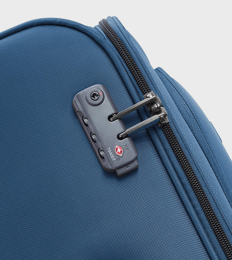 حقيبة سفر قماشية كاراكاس بأربع عجلات مزدوجة قابلة للتوسعة، مخصصة لكابينة الطائرة، مقاس 55 سم