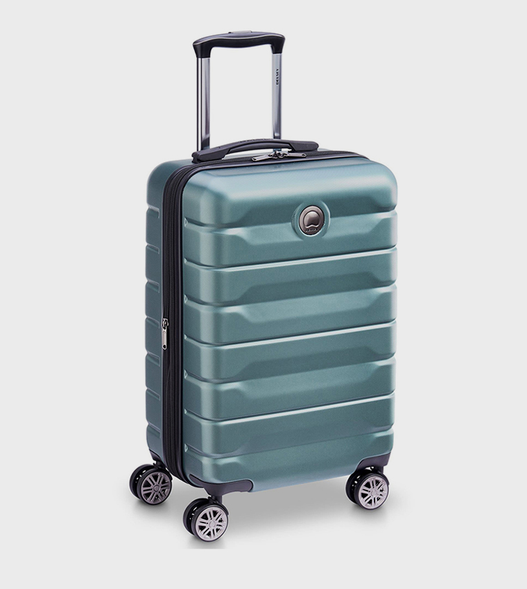 AIR ARMOUR Hardcase Expandable 4 Double Wheel Cabin Luggage Trolley Bag, 55cm