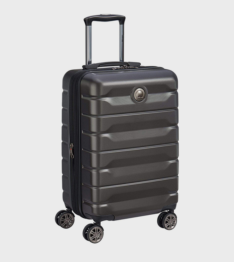 AIR ARMOUR Hardcase Expandable 4 Double Wheel Cabin Luggage Trolley Bag, 55cm