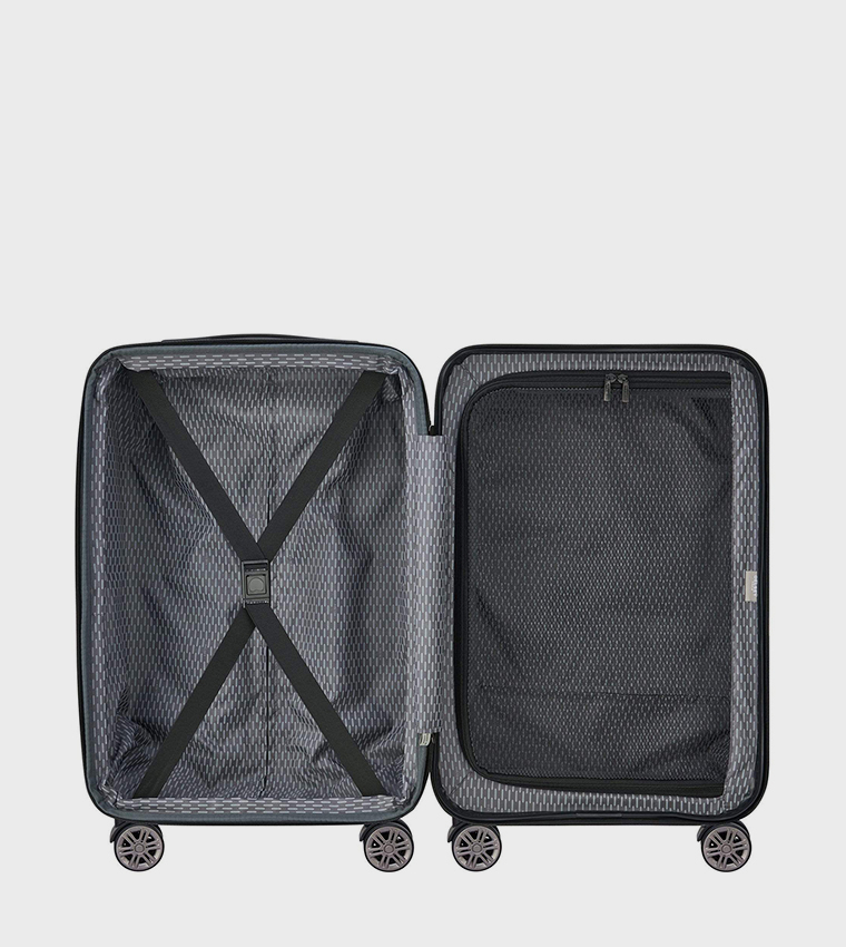AIR ARMOUR Hardcase Expandable 4 Double Wheel Cabin Luggage Trolley Bag, 55cm