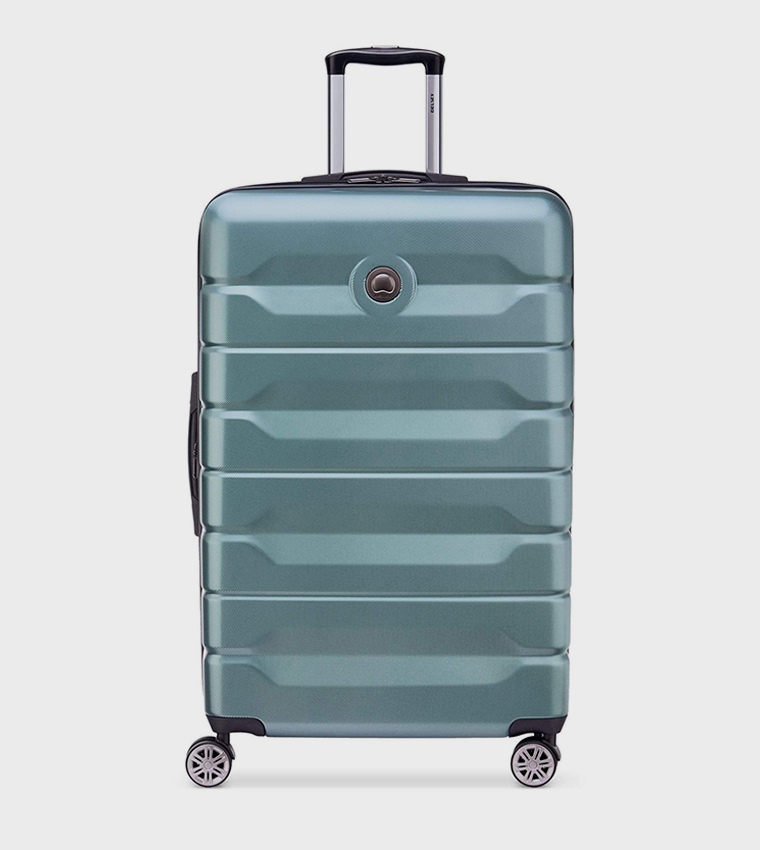 AIR ARMOUR Hardcase Expandable 4 Double Wheel Check-In Luggage Trolley Bag, 80cm