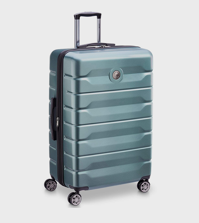 AIR ARMOUR Hardcase Expandable 4 Double Wheel Check-In Luggage Trolley Bag, 80cm