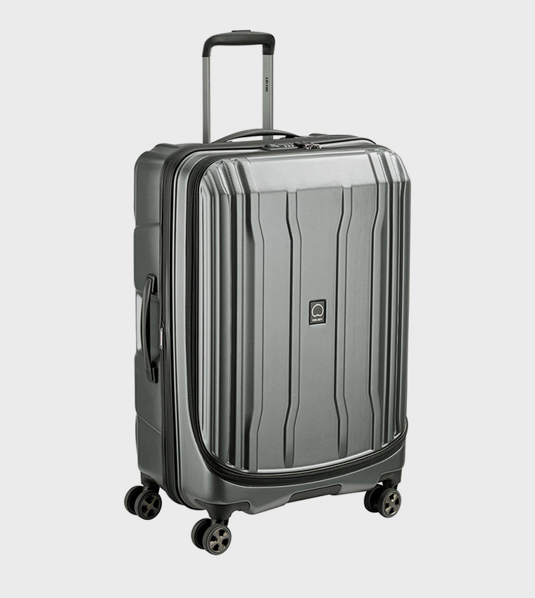 CRUISE 2.0 Hardcase Expandable 4 Double Wheel Check-In Luggage Trolley Bag, 70cm