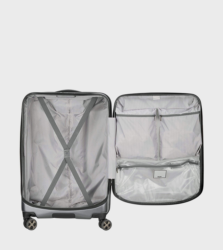 CRUISE 2.0 Hardcase Expandable 4 Double Wheel Check-In Luggage Trolley Bag, 70cm