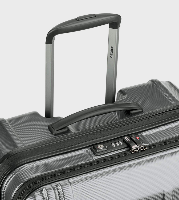 CRUISE 2.0 Hardcase Expandable 4 Double Wheel Check-In Luggage Trolley Bag, 70cm