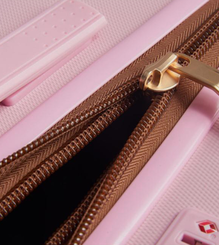 FREESTYLE Hardcase Expandable 4 Double Wheel Check-In Luggage Trolley Bag, 70cm