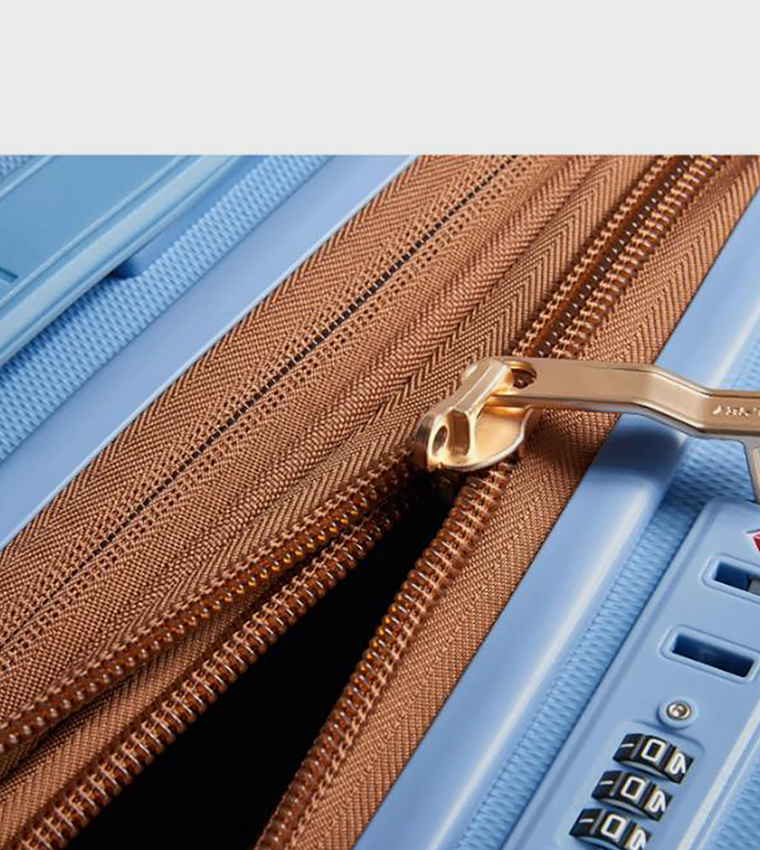 FREESTYLE Hardcase Expandable 4 Double Wheel Expandable Check-In Luggage Trolley Bag, 70cm