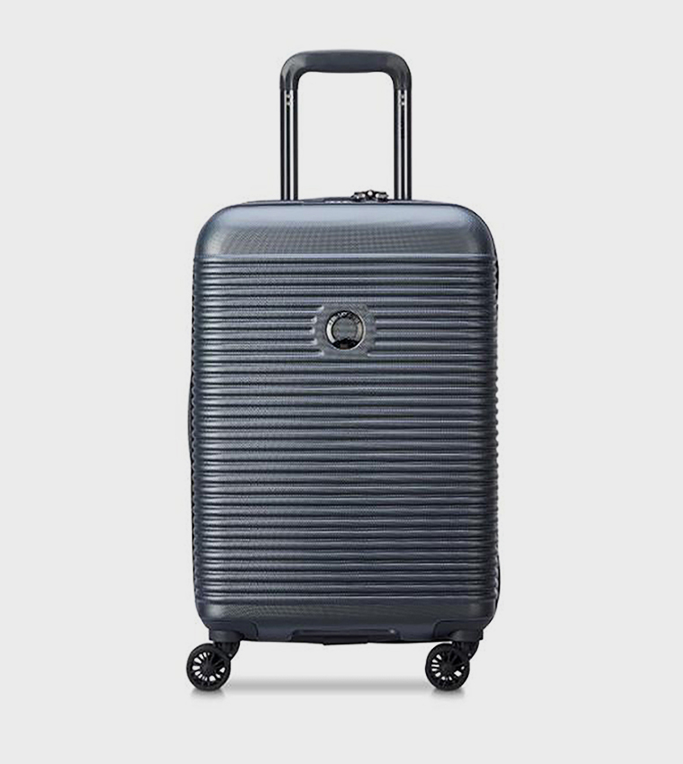 FREESTYLE Hardcase Expandable 4 Double Wheel Cabin Luggage Trolley Bag, 55cm