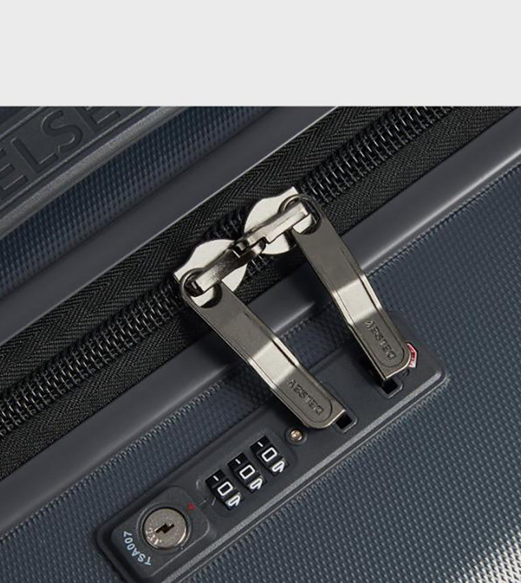 FREESTYLE Hardcase Expandable 4 Double Wheel Cabin Luggage Trolley Bag, 55cm