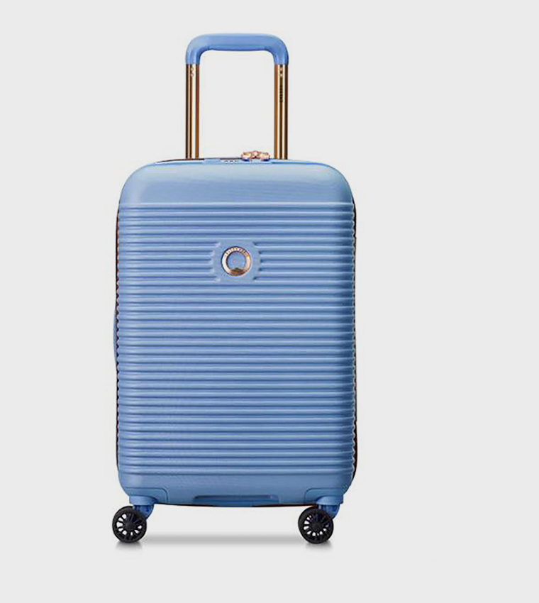 FREESTYLE Hardcase Expandable 4 Double Wheel Cabin Luggage Trolley Bag, 55cm