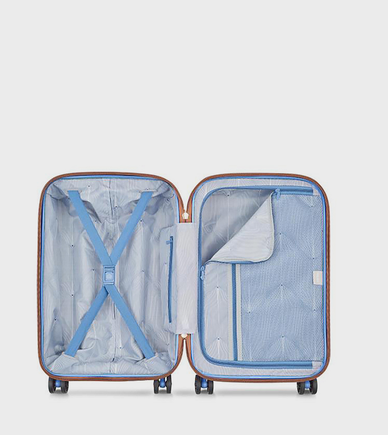 FREESTYLE Hardcase Expandable 4 Double Wheel Cabin Luggage Trolley Bag, 55cm