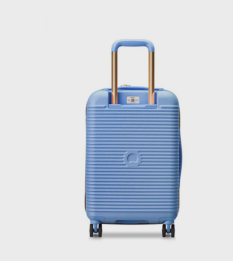 FREESTYLE Hardcase Expandable 4 Double Wheel Cabin Luggage Trolley Bag, 55cm