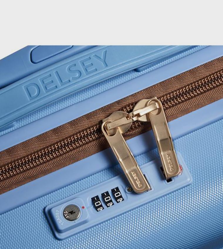 FREESTYLE Hardcase Expandable 4 Double Wheel Cabin Luggage Trolley Bag, 55cm