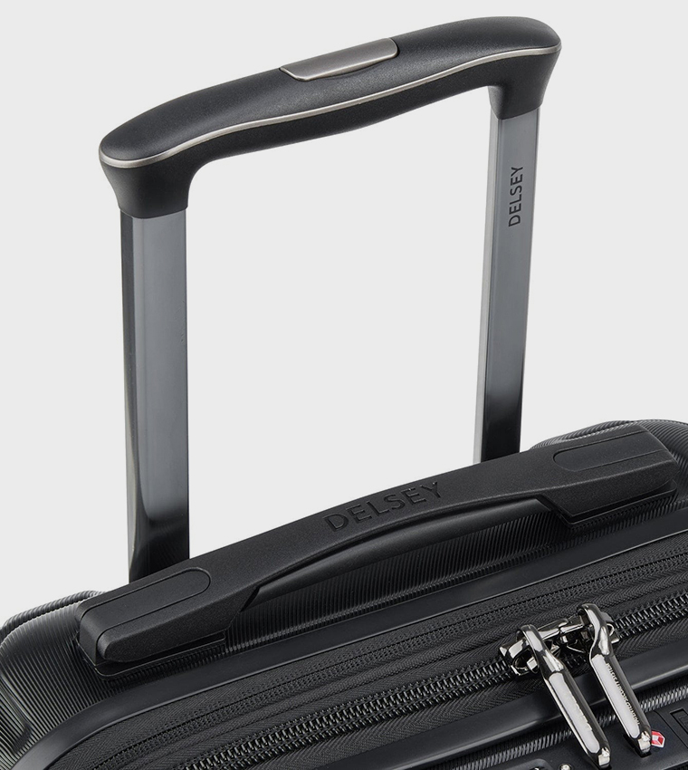 HELIUM Shadow 5.0 Hardcase Expandable 4 Double Wheel Cabin Luggage Trolley Bag, 55cm