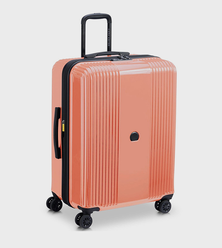 OPHELIE Hardcase Expandable 4 Double Wheel Check-In Luggage Trolley Bag, 70cm