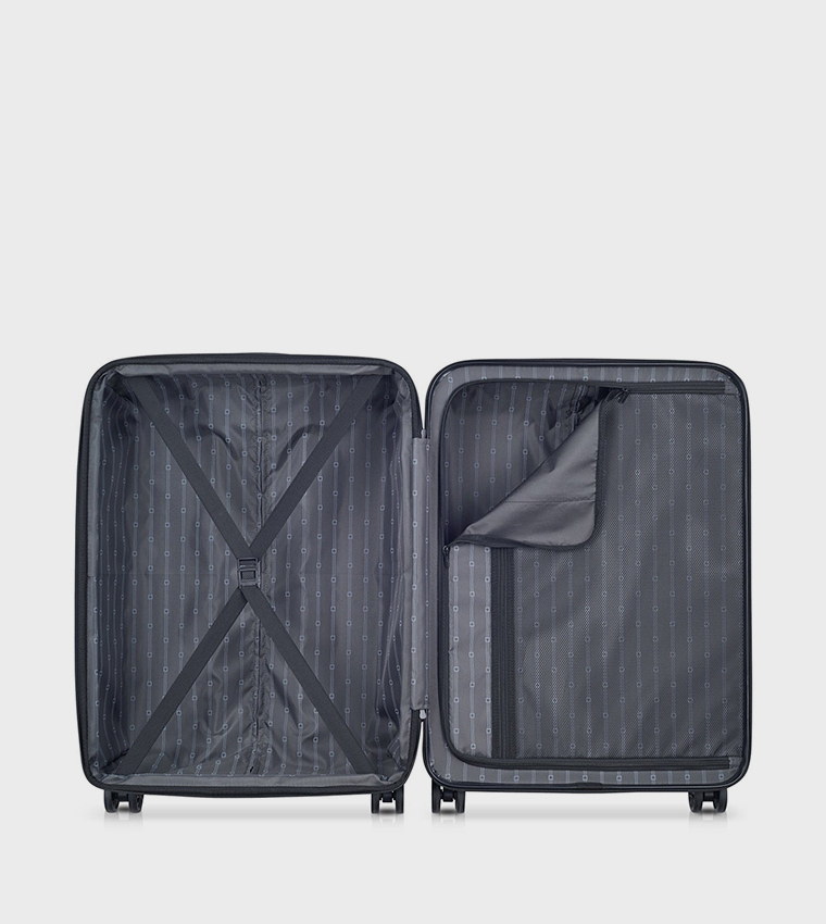 OPHELIE Hardcase Expandable 4 Double Wheel Check-In Luggage Trolley Bag, 70cm