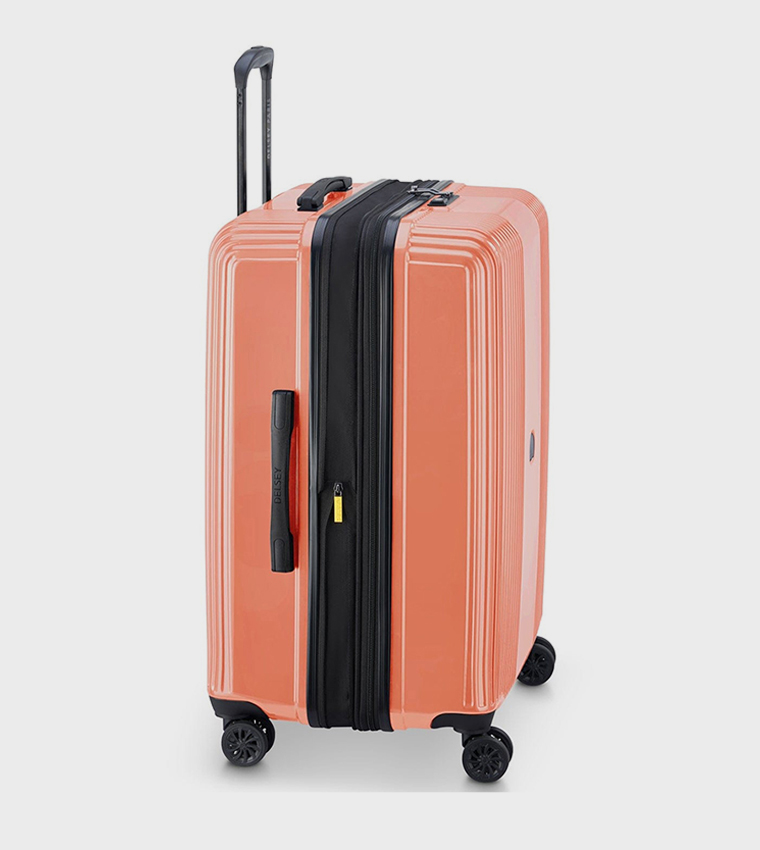 OPHELIE Hardcase Expandable 4 Double Wheel Check-In Luggage Trolley Bag, 70cm