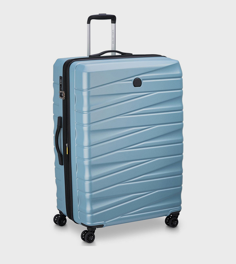 TIPHANIE Hardcase Expandable 4 Double Wheel Check-In Luggage Trolley Bag, 82cm