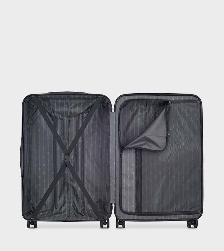 OPHELIE Hardcase Expandable 4 Double Wheel Check-In Luggage Trolley Bag, 82cm