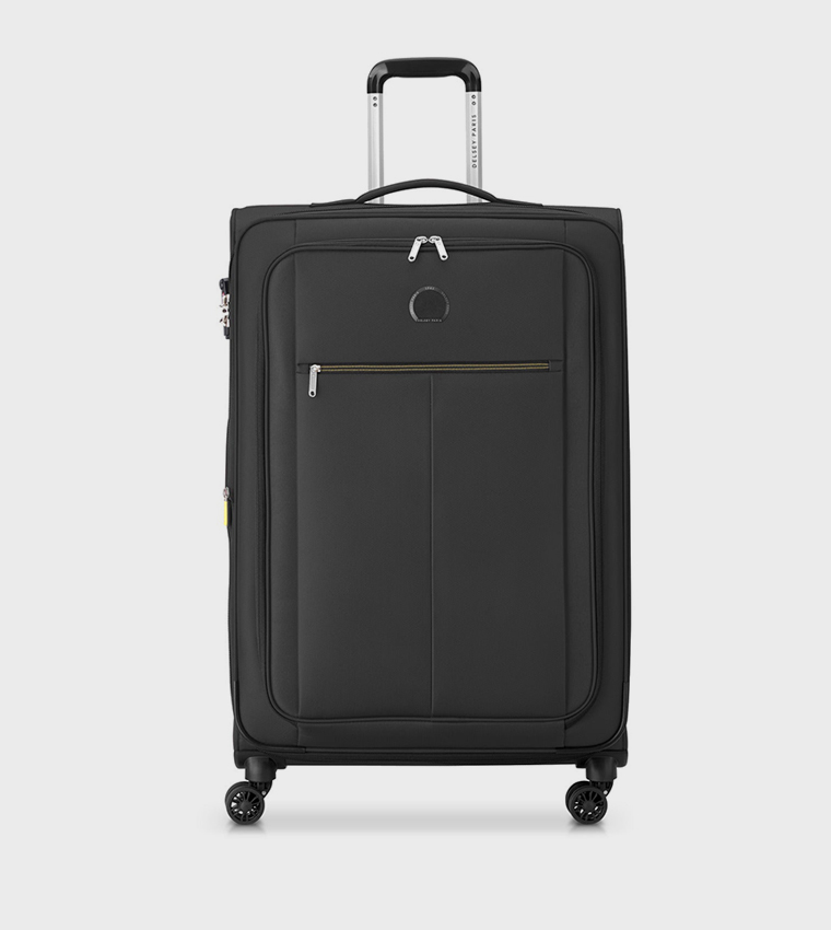 PIN UP 6 Softcase Expandable 4 Double Wheel Check-In Luggage Trolley Bag, 78cm