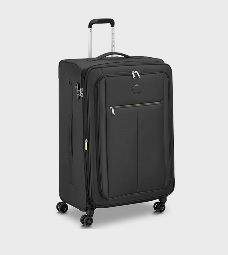 PIN UP 6 Softcase Expandable 4 Double Wheel Check-In Luggage Trolley Bag, 78cm