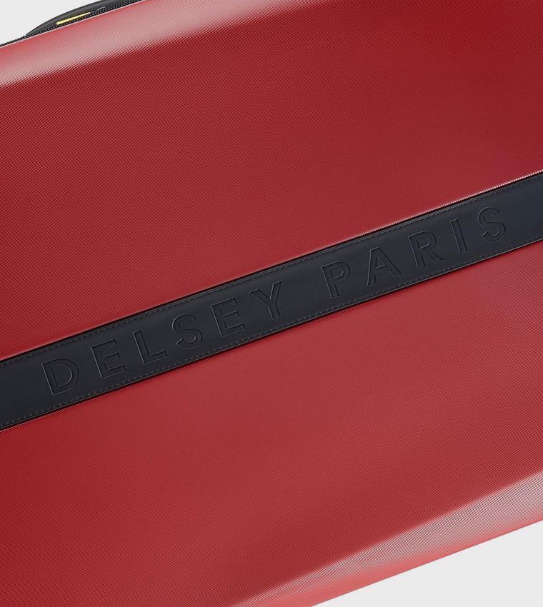 PROMENADE Hard 2.0 Expandable 4 Double Wheel Cabin Luggage Trolley Bag, 55cm