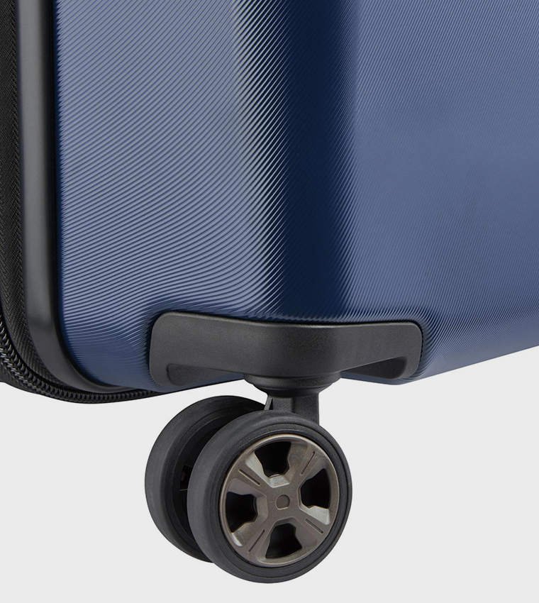 PROMENADE Hard 2.0 Expandable 4 Double Wheel Cabin Luggage Trolley Bag, 55cm