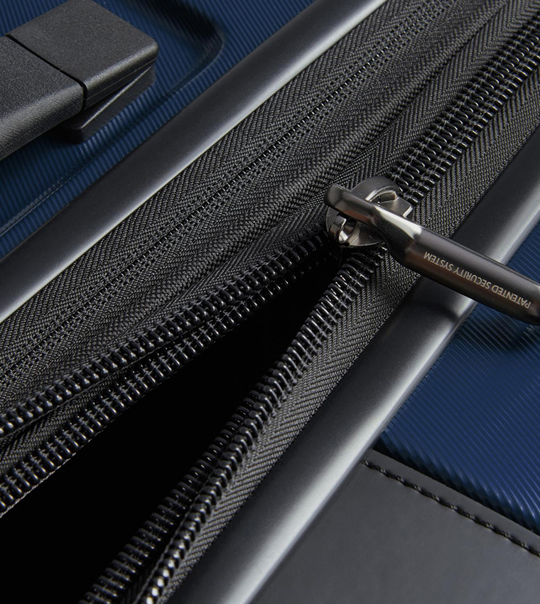 PROMENADE Hard 2.0 Expandable 4 Double Wheel Cabin Luggage Trolley Bag, 55cm