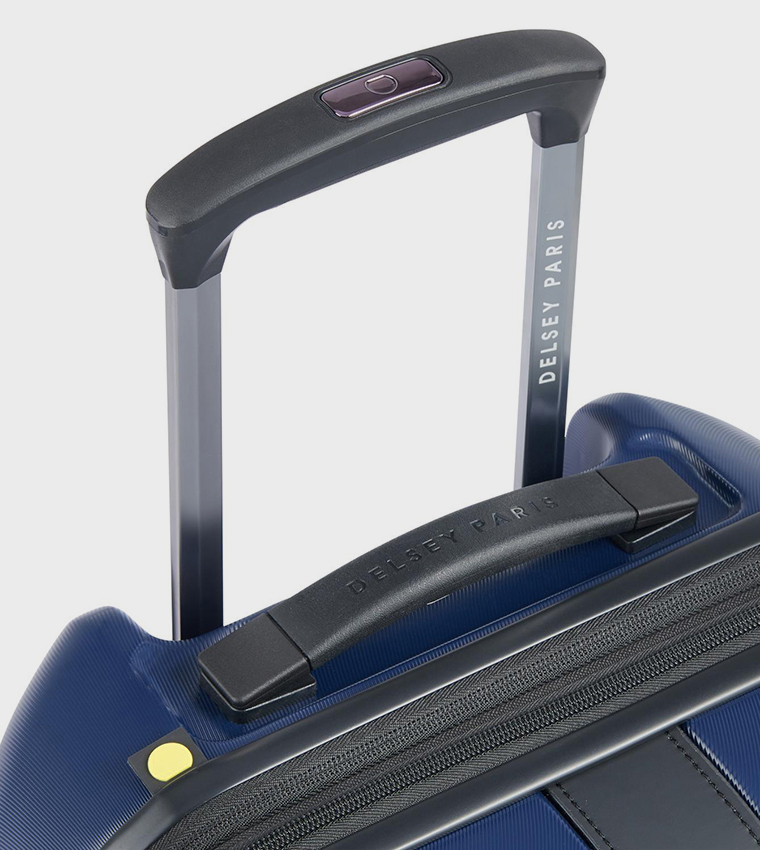 PROMENADE Hard 2.0 Expandable 4 Double Wheel Cabin Luggage Trolley Bag, 55cm