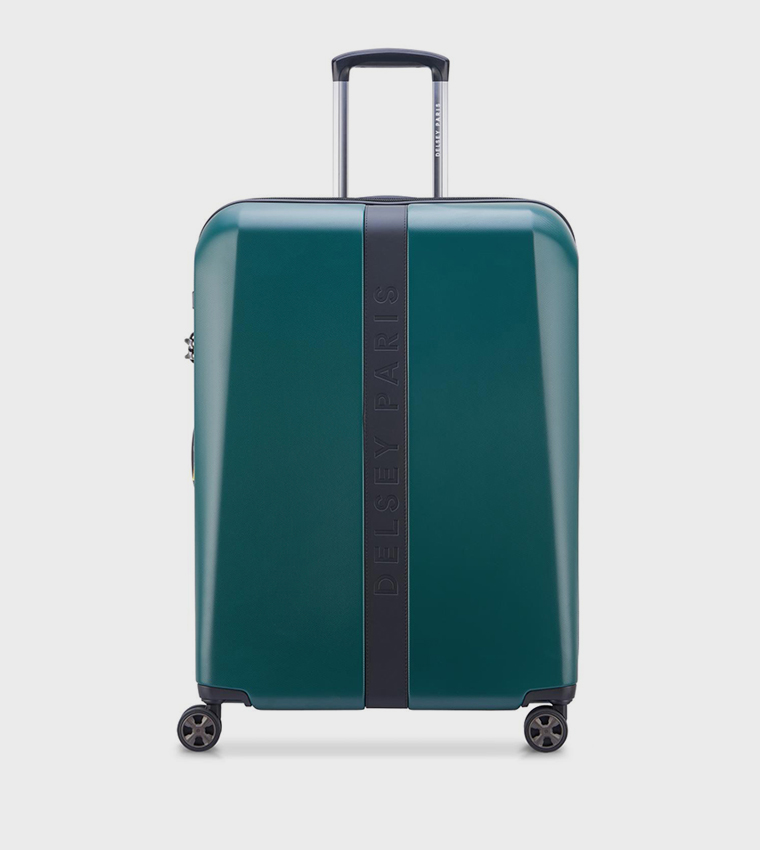 PROMENADE Hard 2.0 Expandable 4 Double Wheel Check-In Luggage Trolley Bag, 70cm