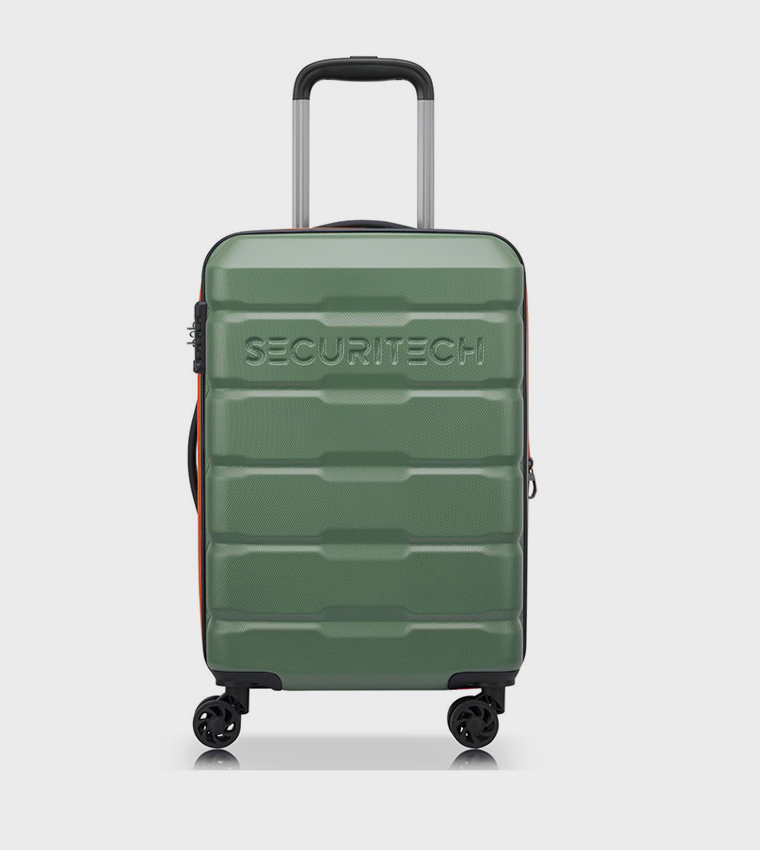 CITADEL Hardcase 4 Double Wheel Expandable Cabin Luggage Trolley Bag, 54cm