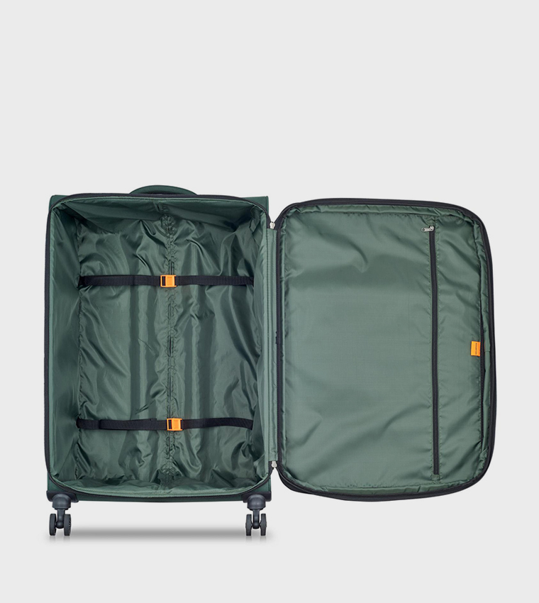 VANGUARD Softcase Expandable 4 Double Wheel Check-In Luggage Trolley Bag, 82cm