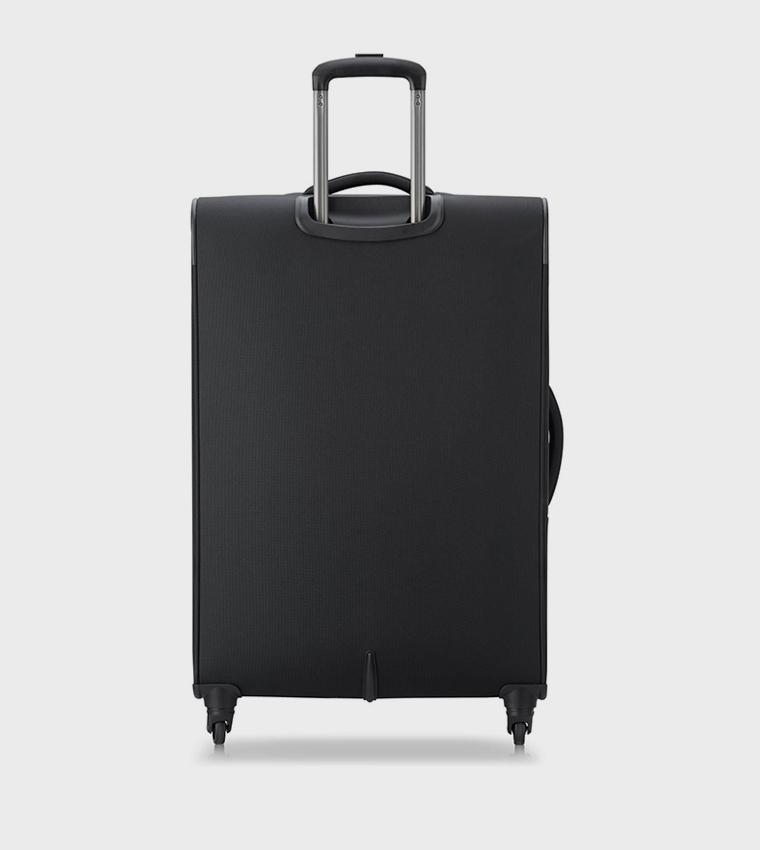 VANGUARD Softcase Expandable 4 Double Wheel Check-In Luggage Trolley Bag, 70cm