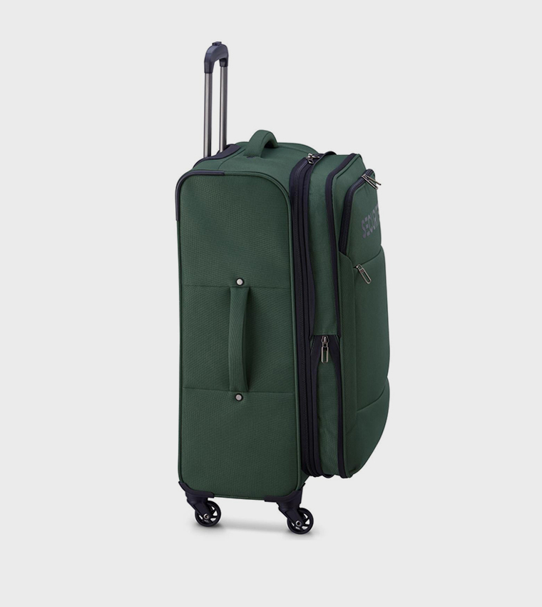 VANGUARD Softcase Expandable 4 Double Wheel Check-In Luggage Trolley Bag, 70cm