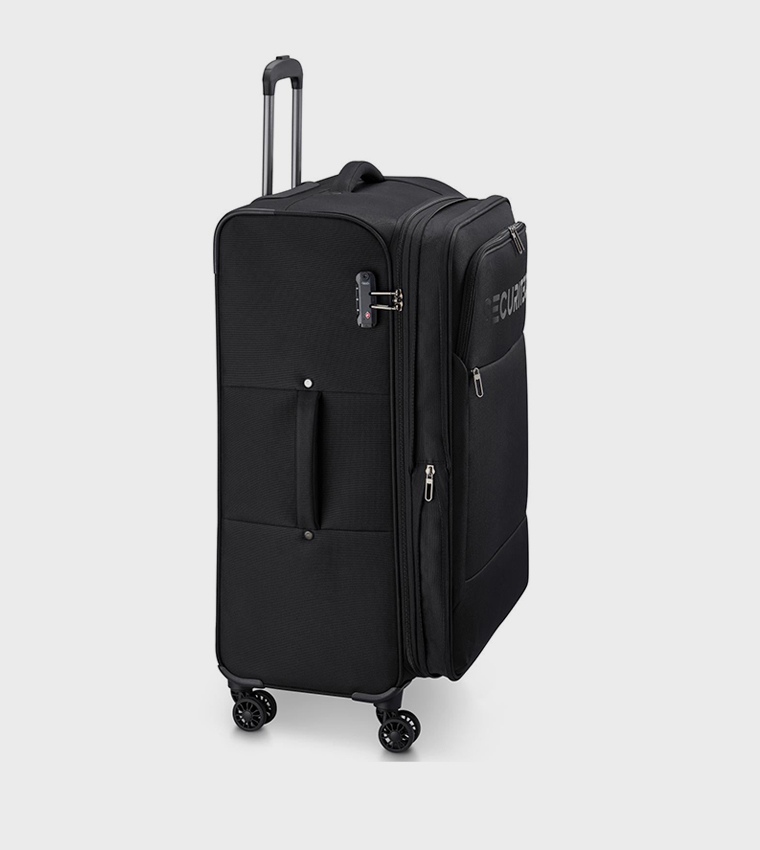 VANGUARD Softcase Expandable 4 Double Wheel Check-In Luggage Trolley Bag, 70cm
