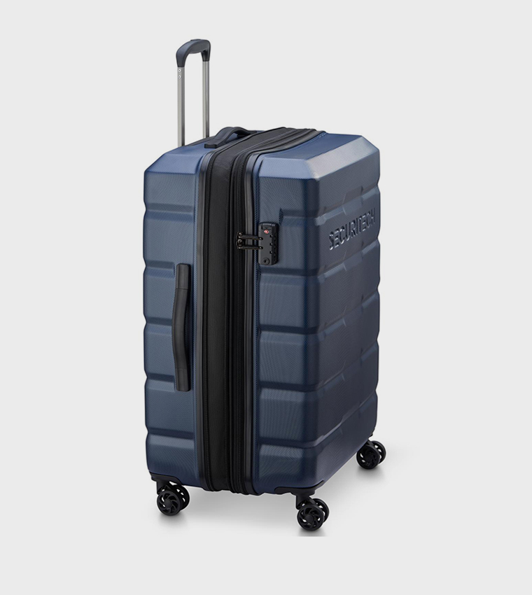 CITADEL Hardcase 4 Double Wheel Expandable Check-In Luggage Trolley Bag, 70cm