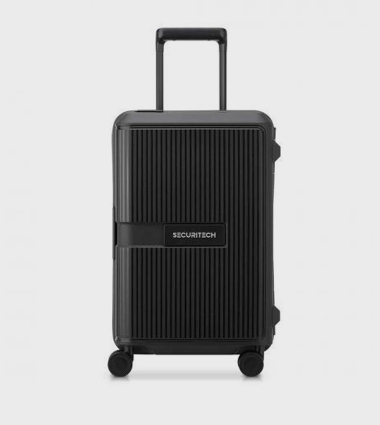 STONE Hardcase 4 Double Wheel Cabin Luggage Trolley Bag, 55cm